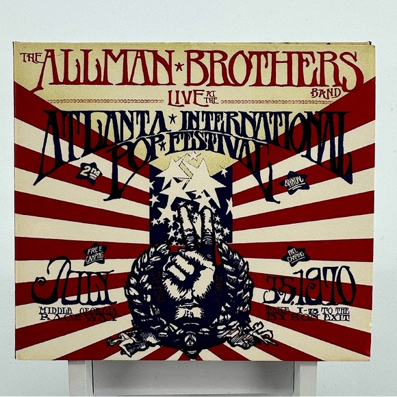 The Allman Brothers Band - Live at the Atlanta International Pop Festival 2-Disc - Picture 1 of 6